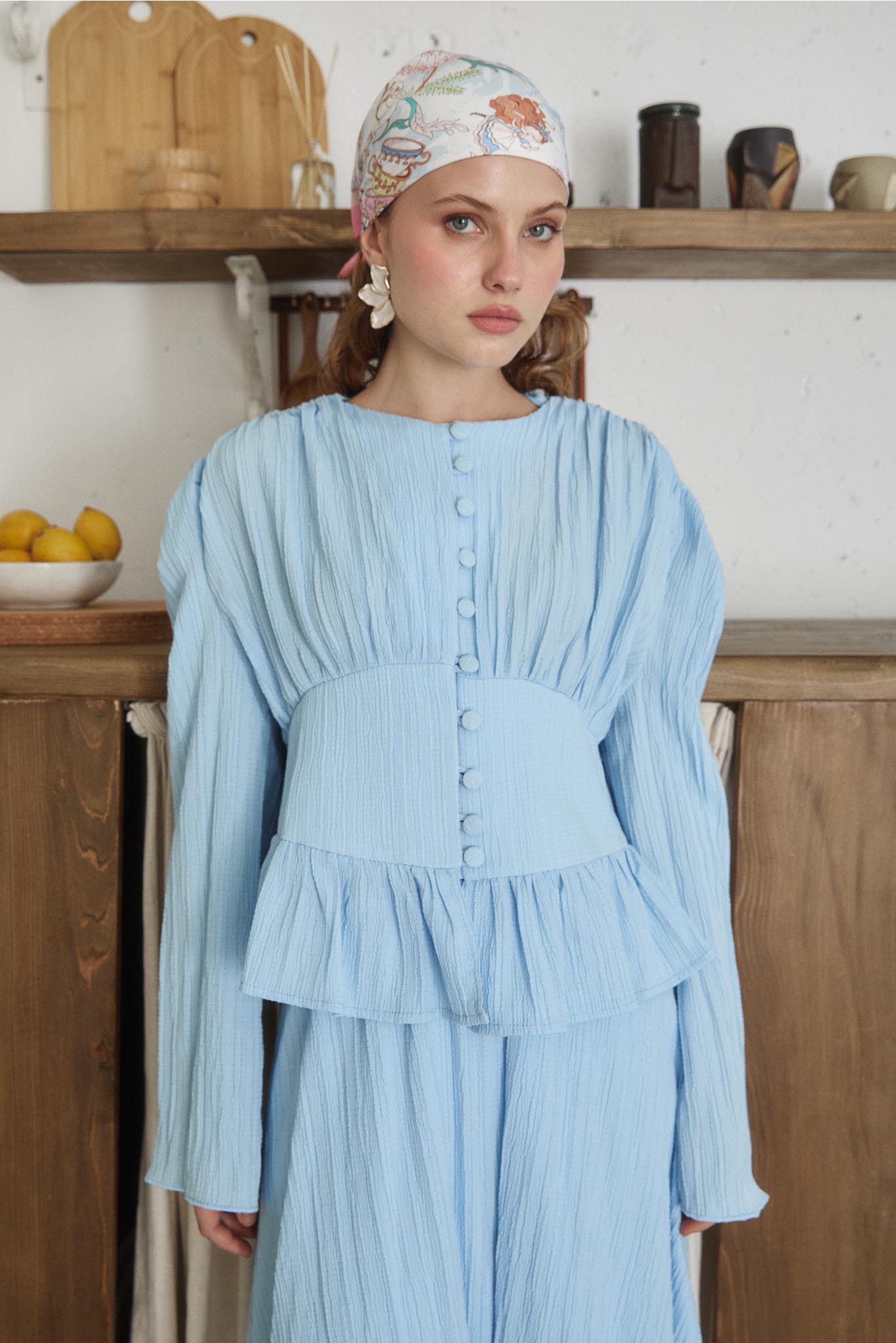Ales Shoulder Lace Shirt Ecru