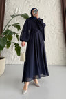 Gold Deren Evening Dress Dusty Rose