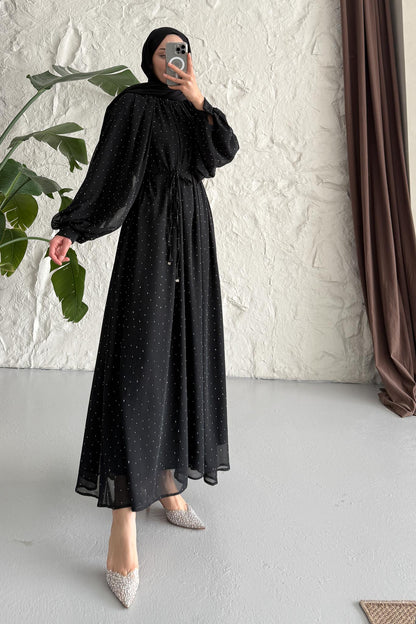 Gold Deren Evening Dress Dusty Rose