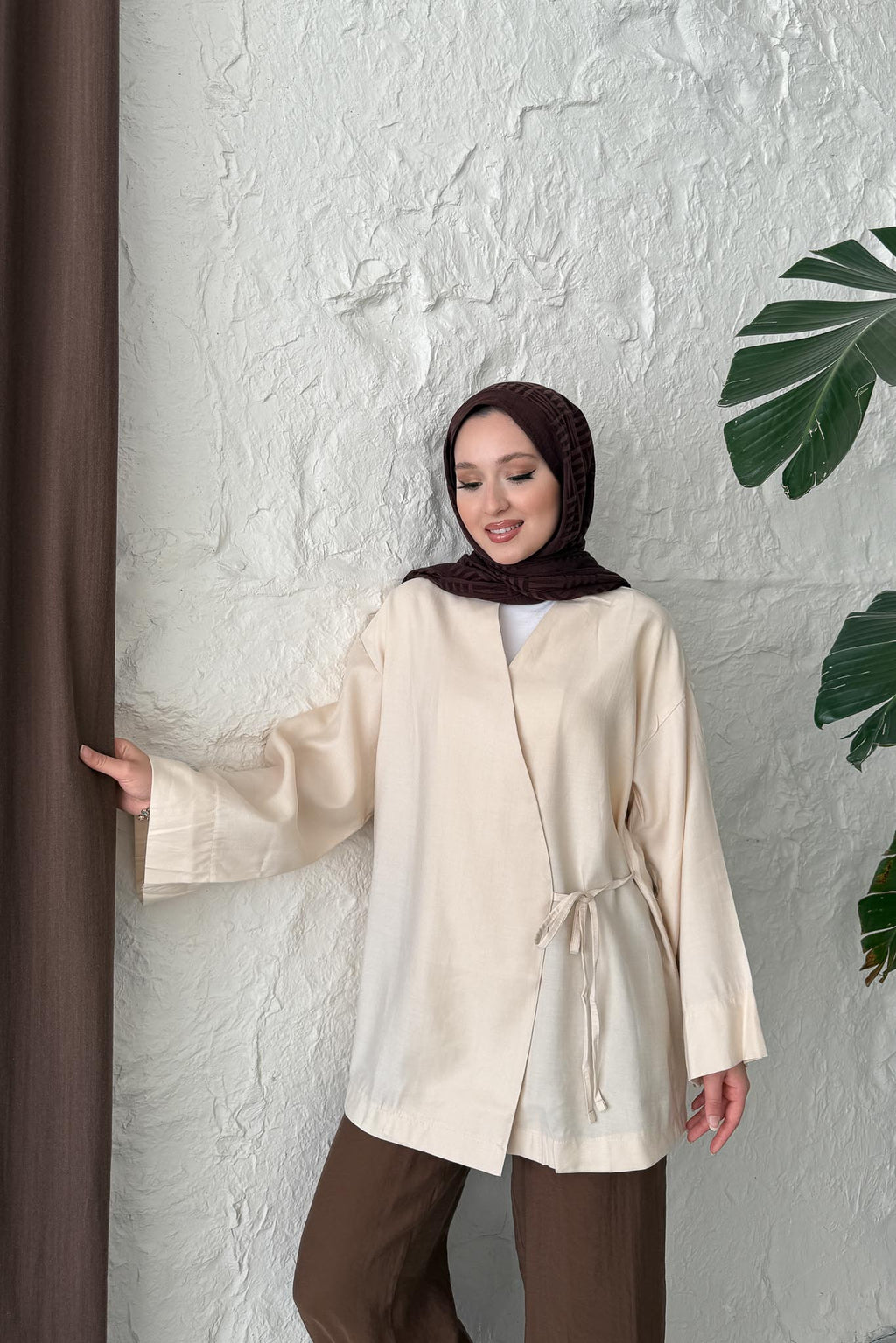 Mati Bağlamalı Kimono Taş
