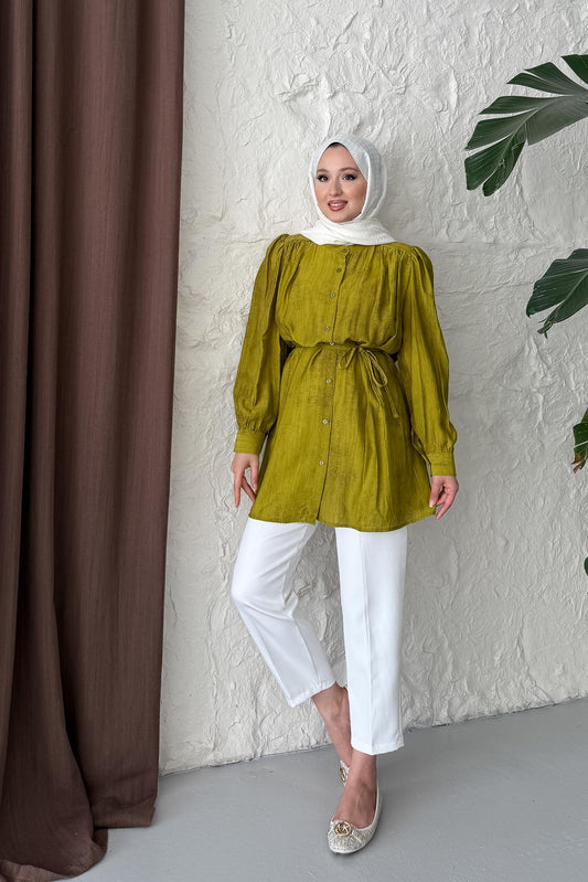 Ales Shoulder Lace Shirt Ecru