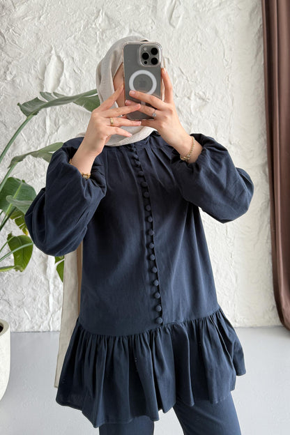 Ales Shoulder Lace Shirt Ecru