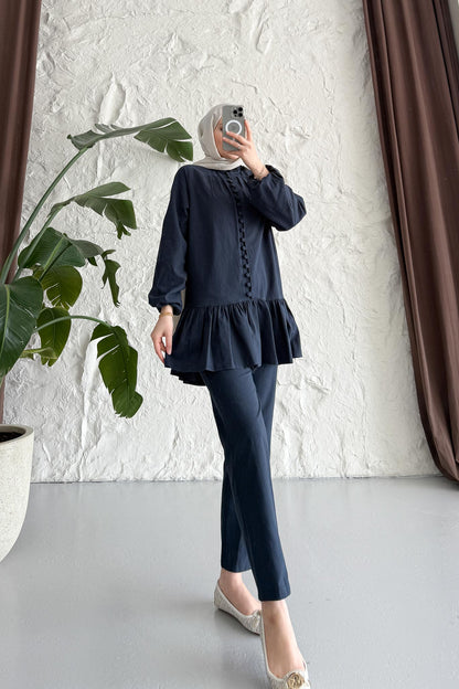 Ales Shoulder Lace Shirt Ecru