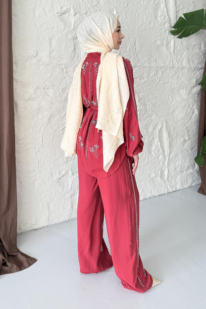 Ales Shoulder Lace Shirt Ecru