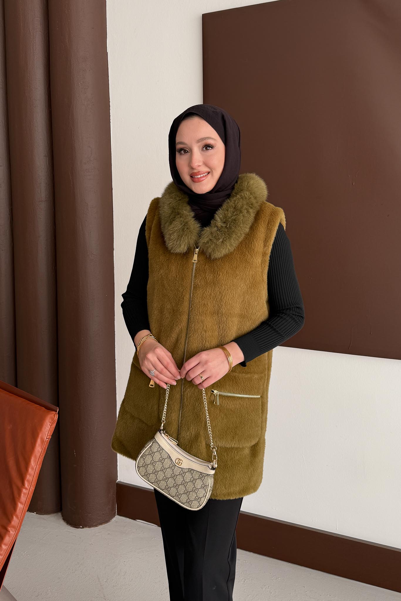 Ajda Pleated Skirt Set Petrol