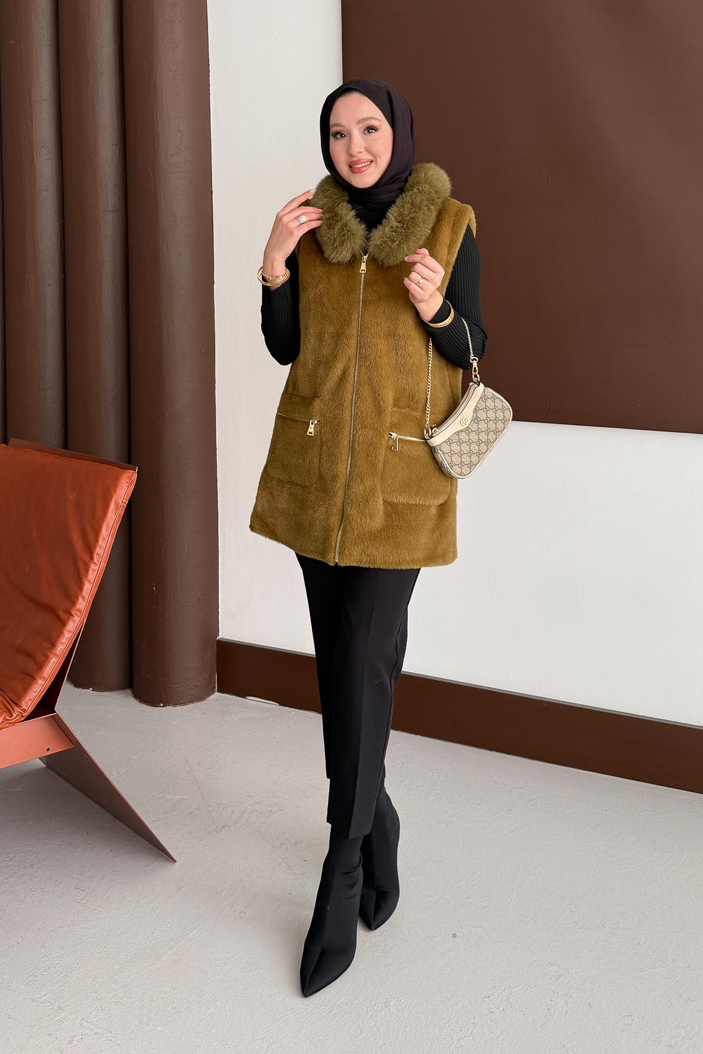 Ajda Pleated Skirt Set Petrol