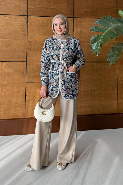 Axer Jacquard Jacket Gold