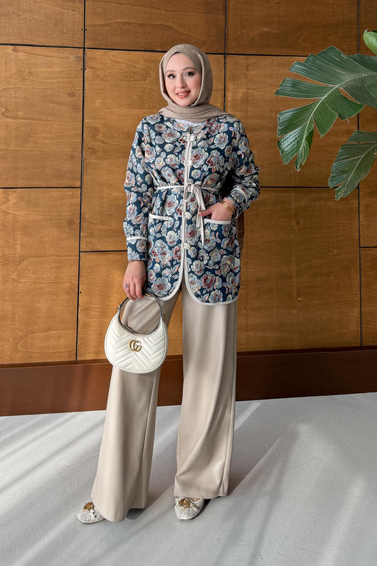 Axer Jacquard Jacket Gold