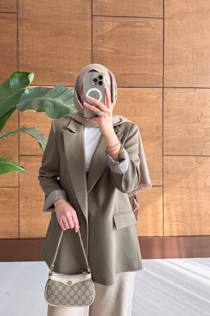 Jessica Knit Dress Saxe