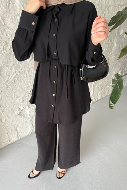 Ales Shoulder Lace Shirt Ecru