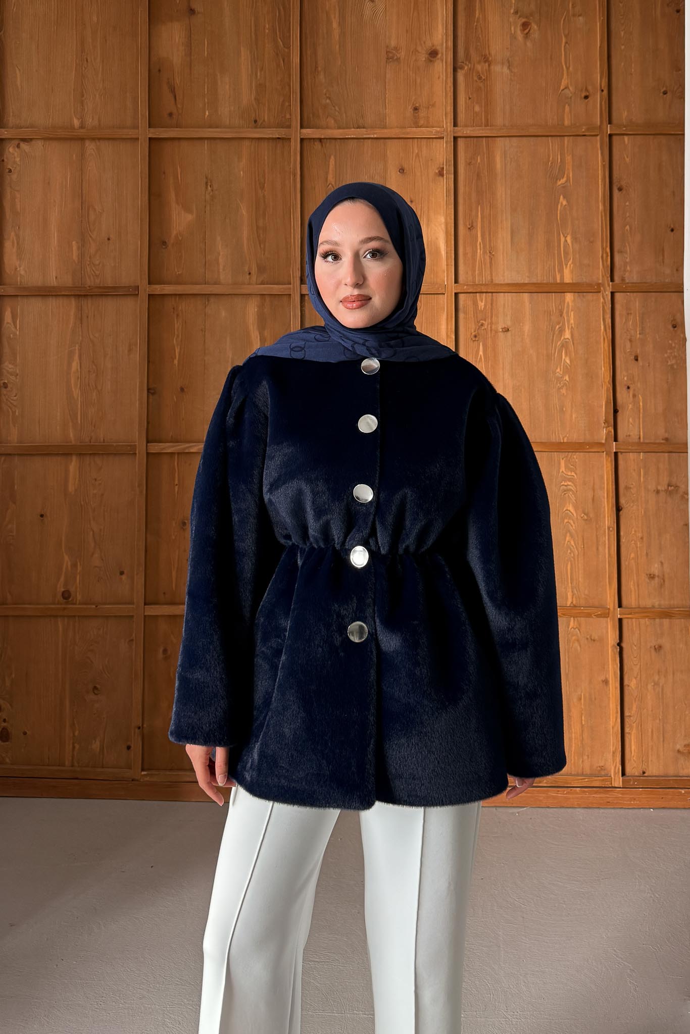 Ajda Pleated Skirt Set Petrol