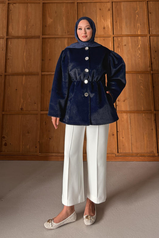 Ajda Pleated Skirt Set Petrol