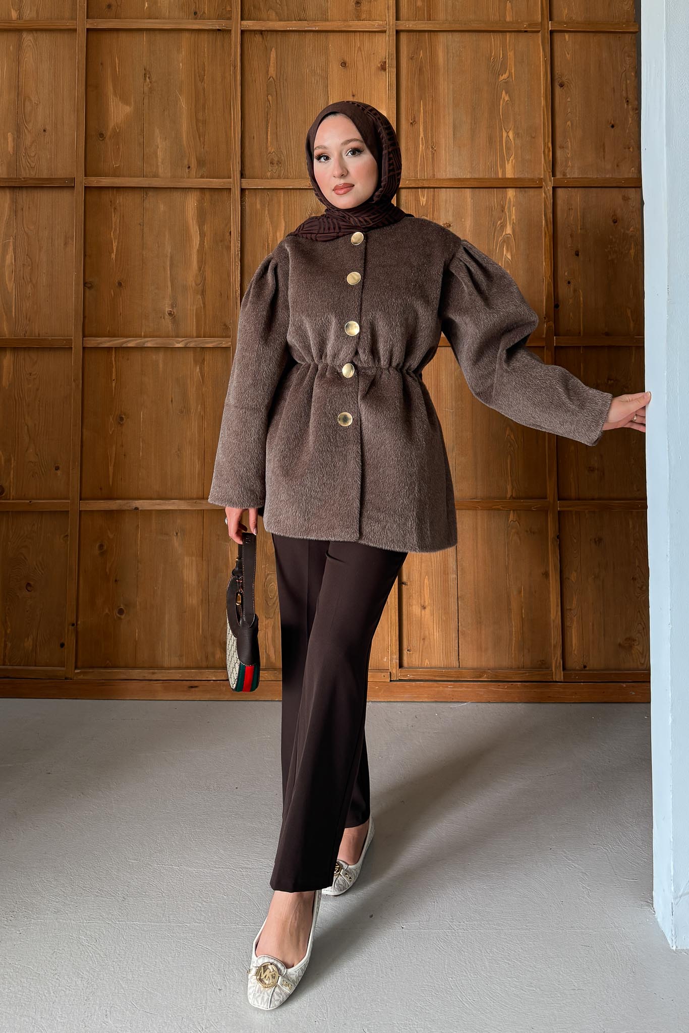 Ajda Pleated Skirt Set Petrol