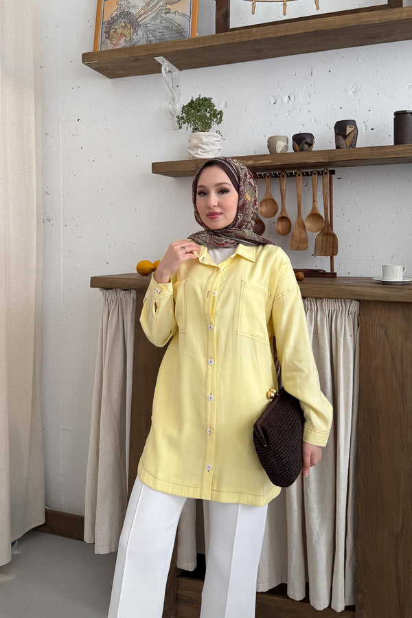 Ales Shoulder Lace Shirt Ecru