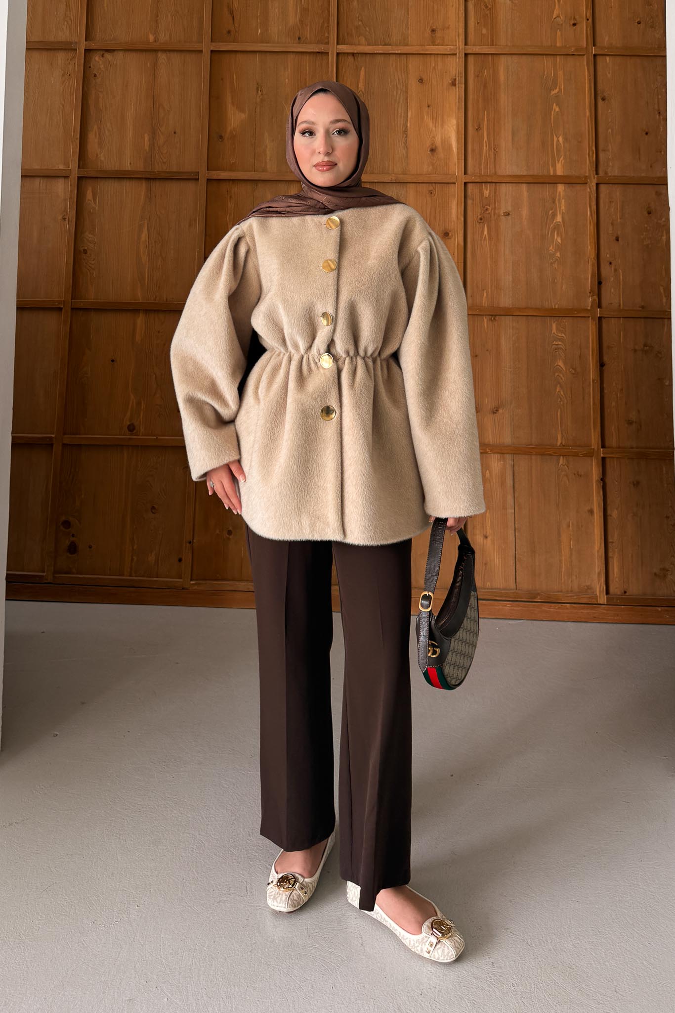 Ajda Pleated Skirt Set Petrol