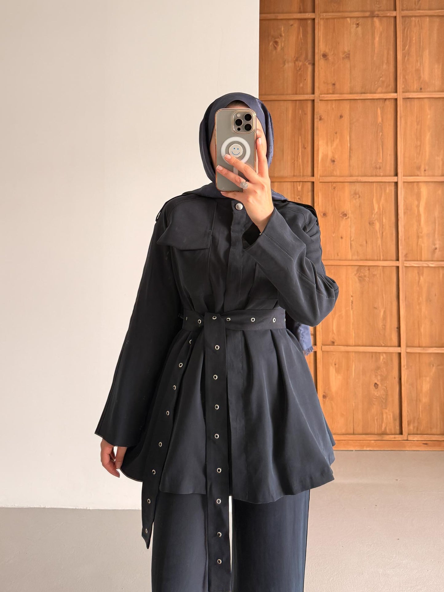 Ajda Pleated Skirt Set Petrol