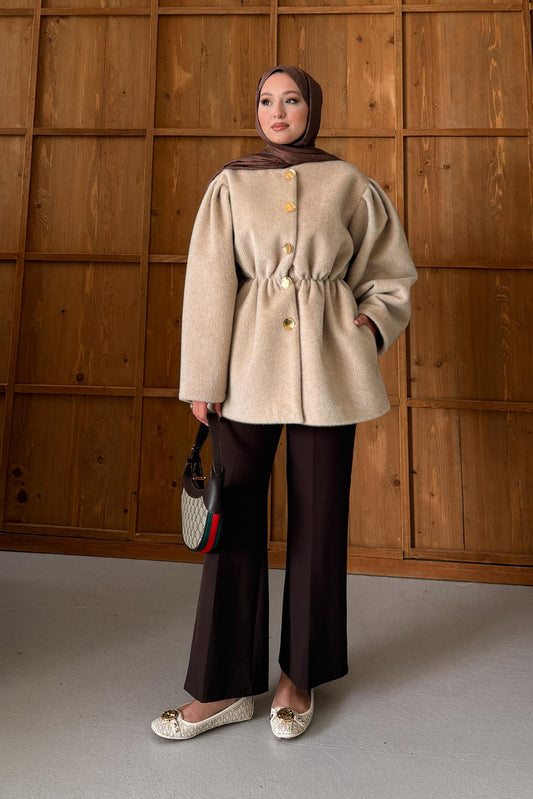 Ajda Pleated Skirt Set Petrol