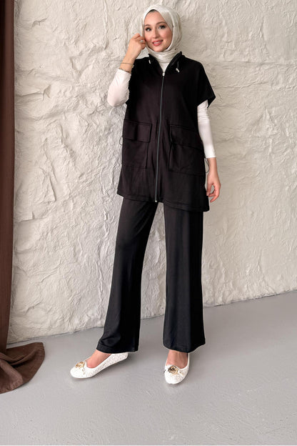 Seyran Pleated Dress Beige