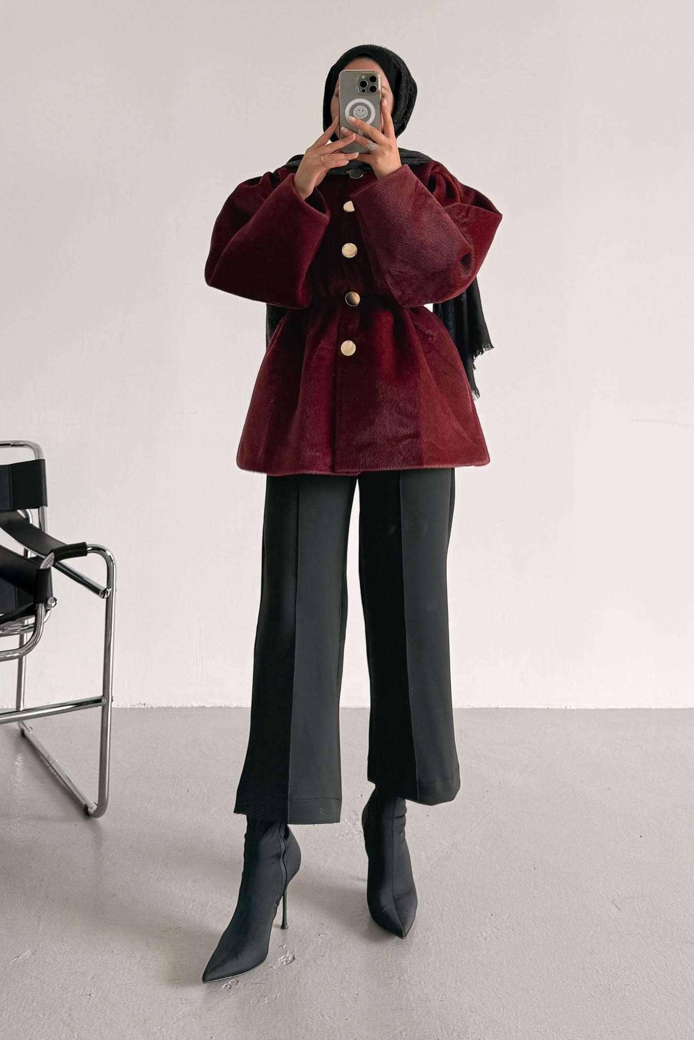 Ajda Pleated Skirt Set Petrol