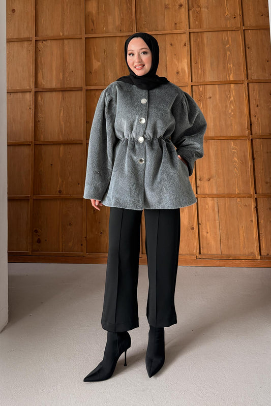 Ajda Pleated Skirt Set Petrol