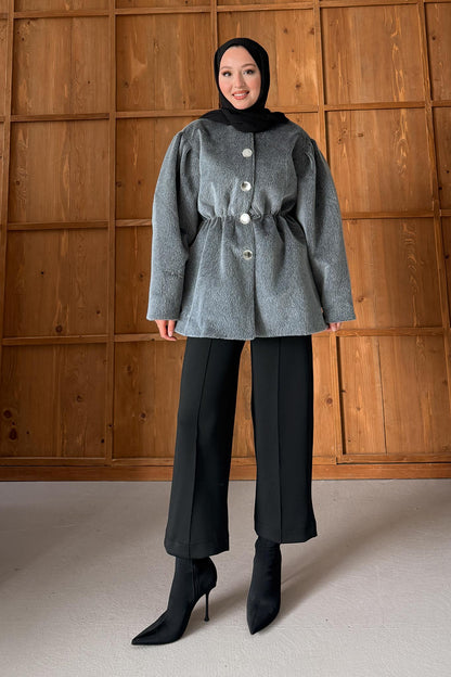 Ajda Pleated Skirt Set Petrol