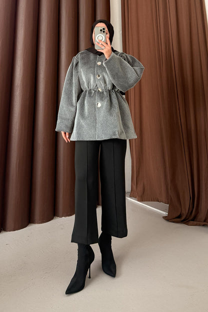 Ajda Pleated Skirt Set Petrol