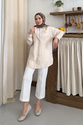 Ales Shoulder Lace Shirt Ecru
