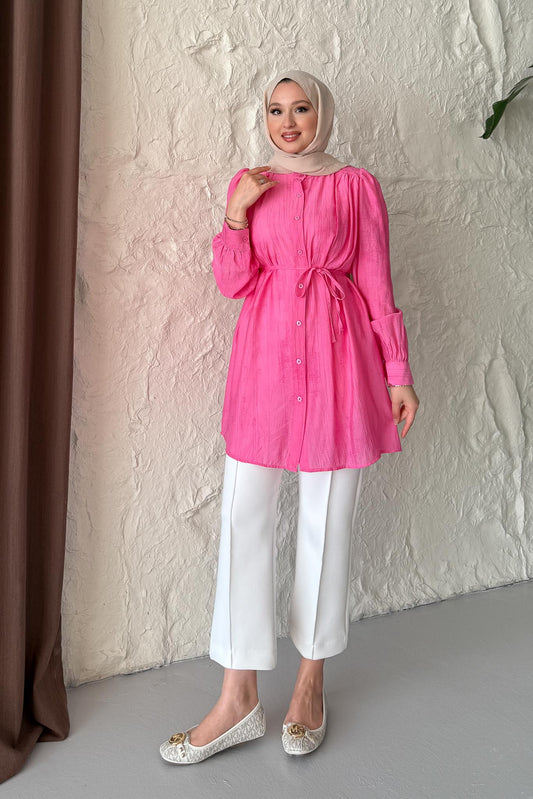 Ales Shoulder Lace Shirt Ecru