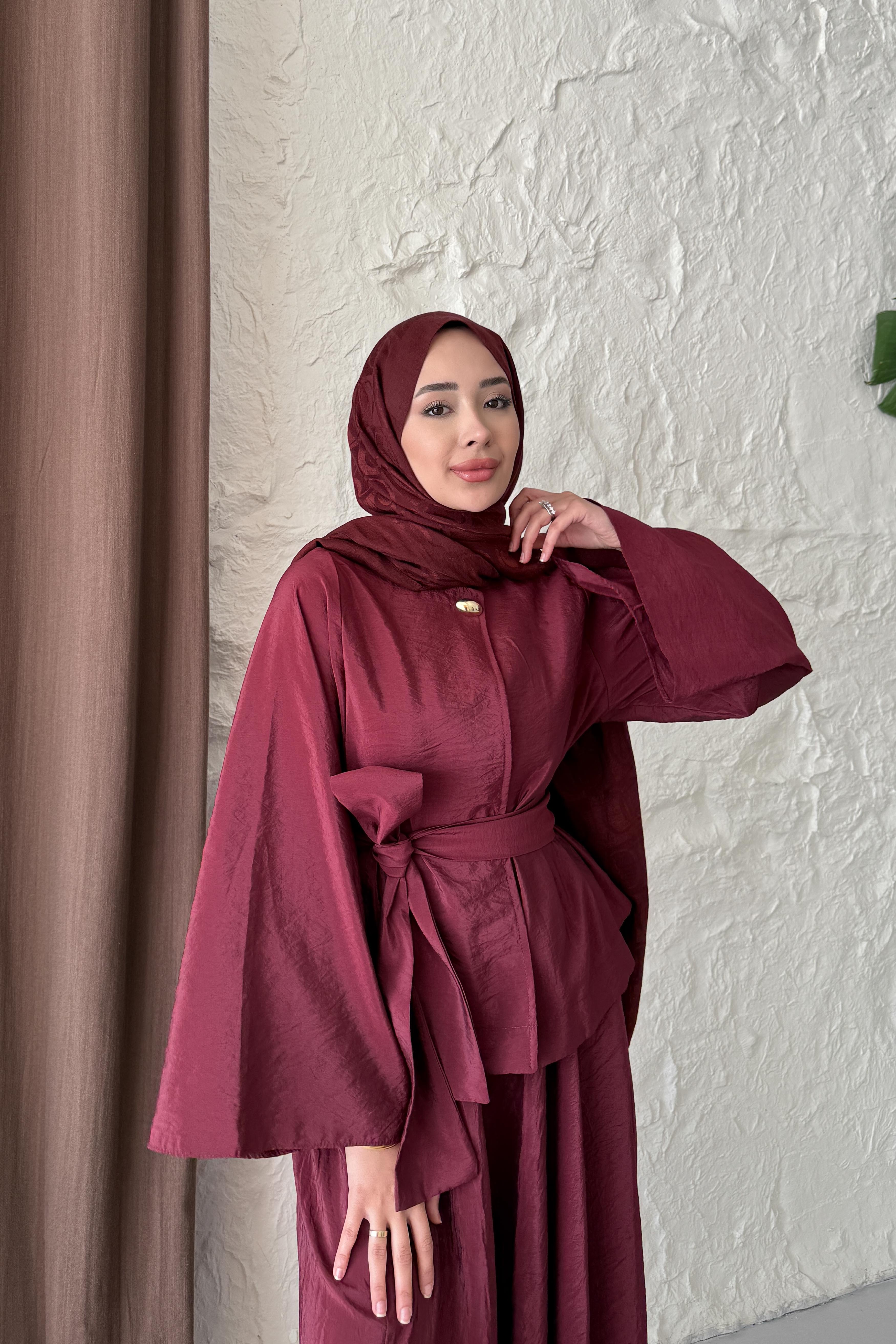 Diana Etek Takım Bordo