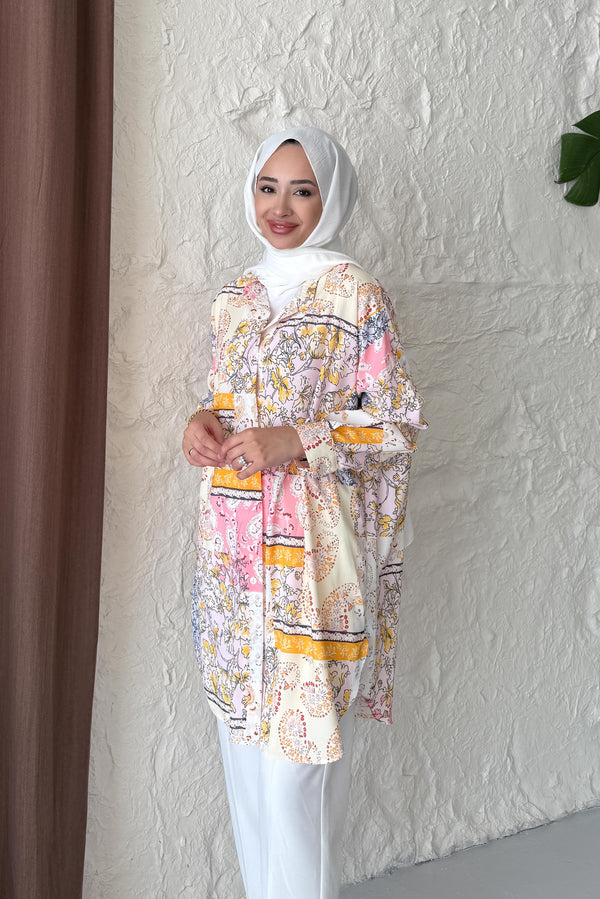 Ales Shoulder Lace Shirt Ecru