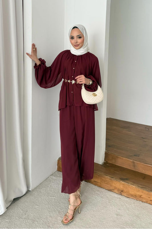 Van Şifon Takım Bordo