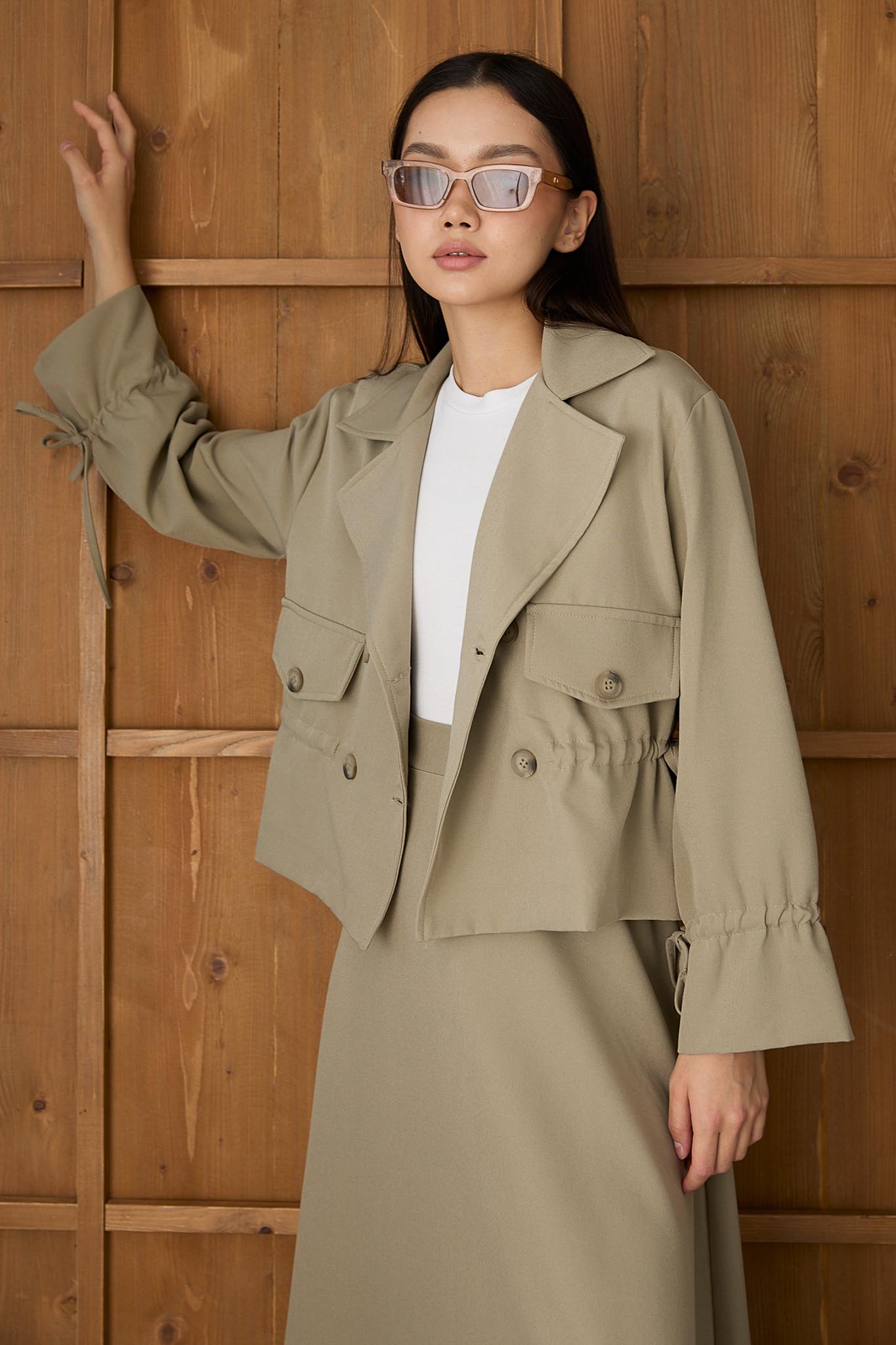 Prime Trench Coat Navy Blue