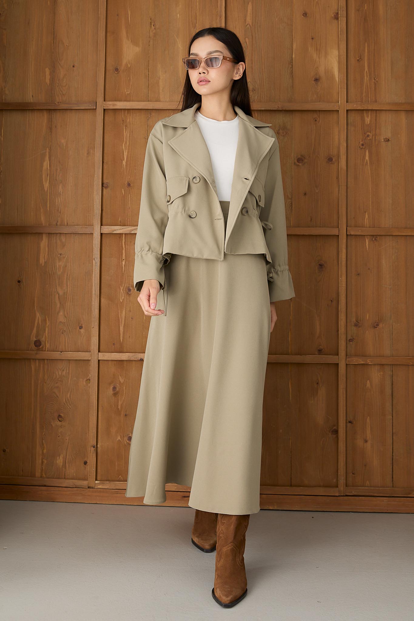 Prime Trench Coat Navy Blue