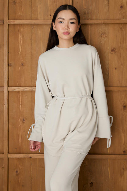 Ajda Pleated Skirt Set Petrol