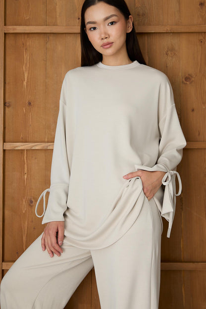 Ajda Pleated Skirt Set Petrol