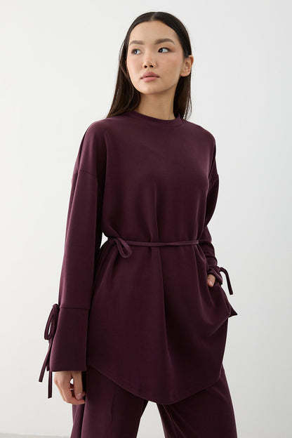 Ajda Pleated Skirt Set Petrol
