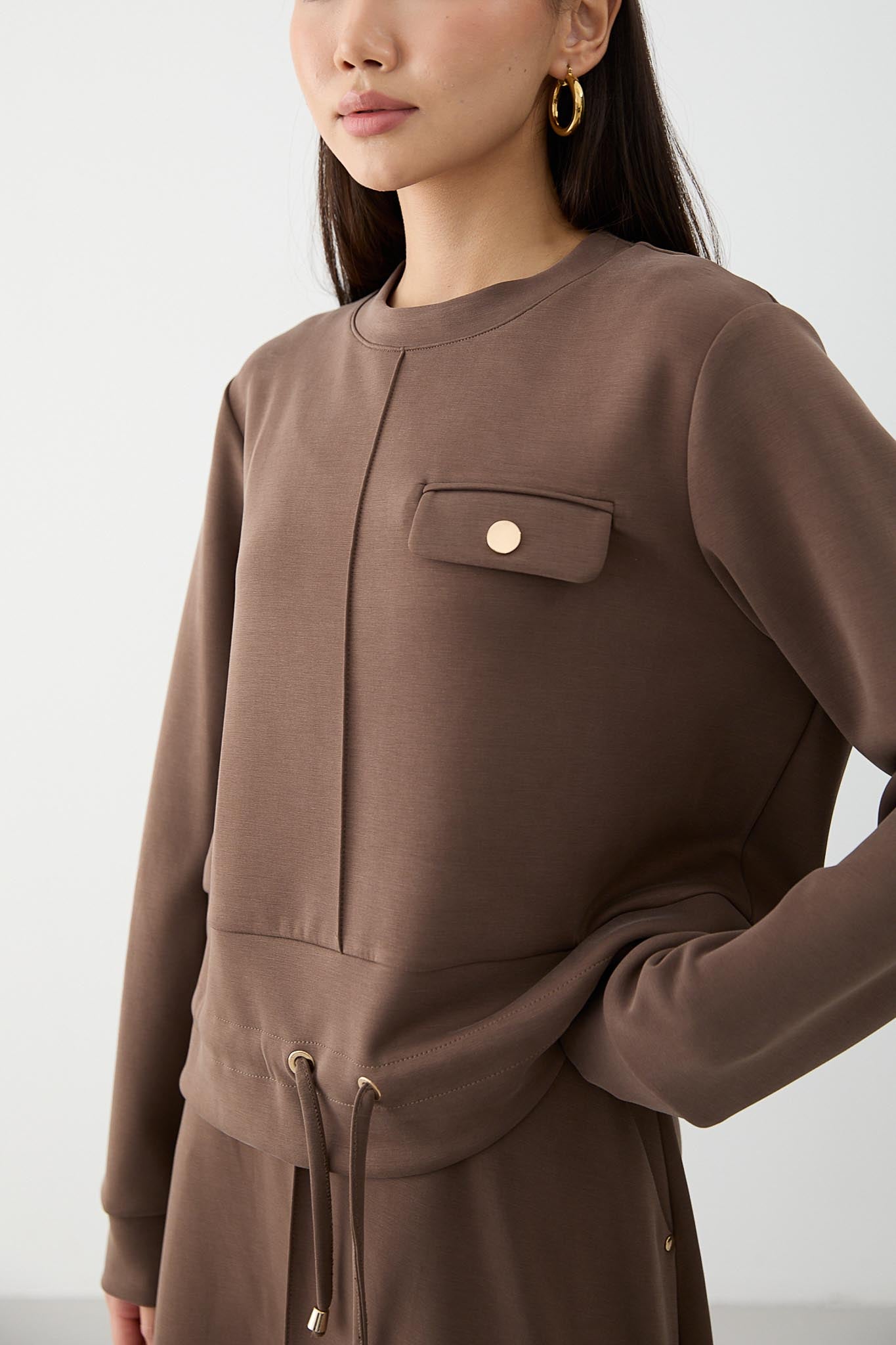 Ajda Pleated Skirt Set Petrol