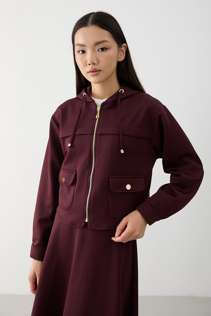 Ajda Pleated Skirt Set Petrol