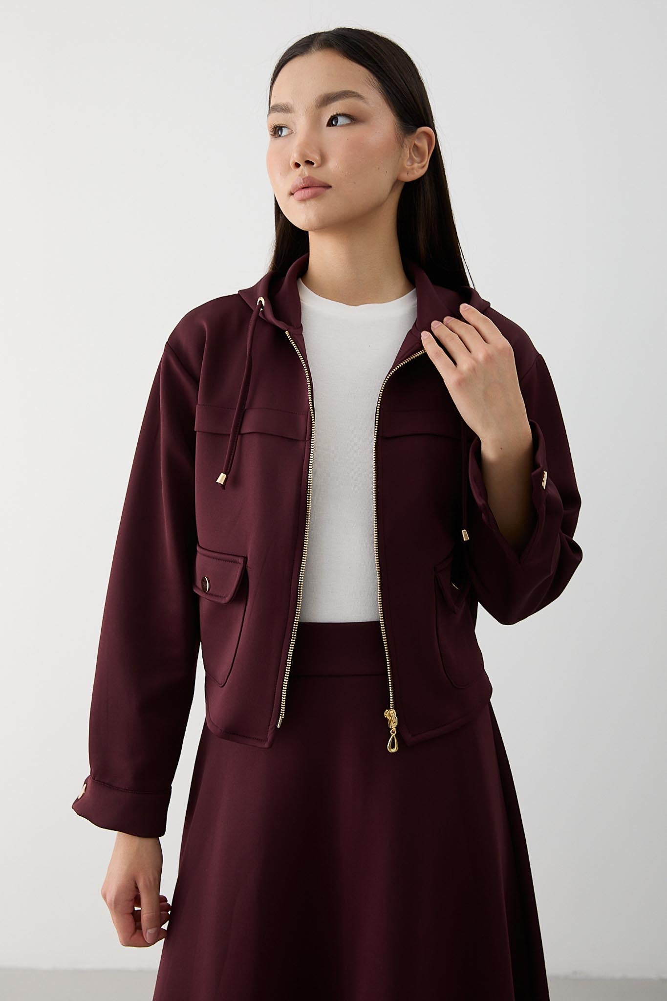Ajda Pleated Skirt Set Petrol