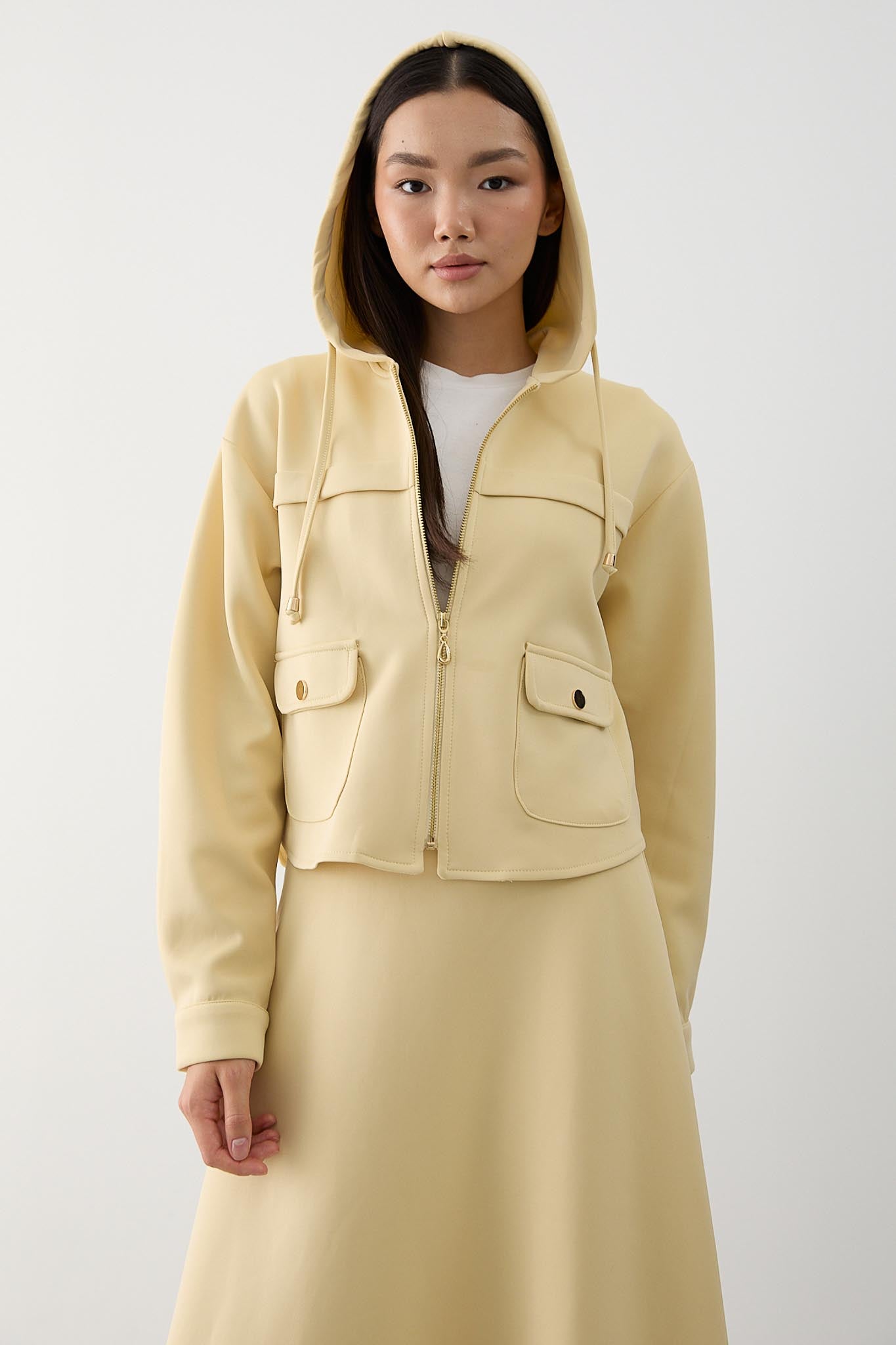 Ajda Pleated Skirt Set Petrol