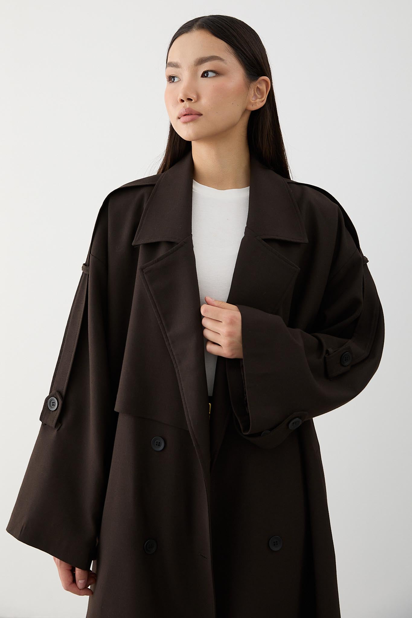 Prime Trench Coat Oil Green