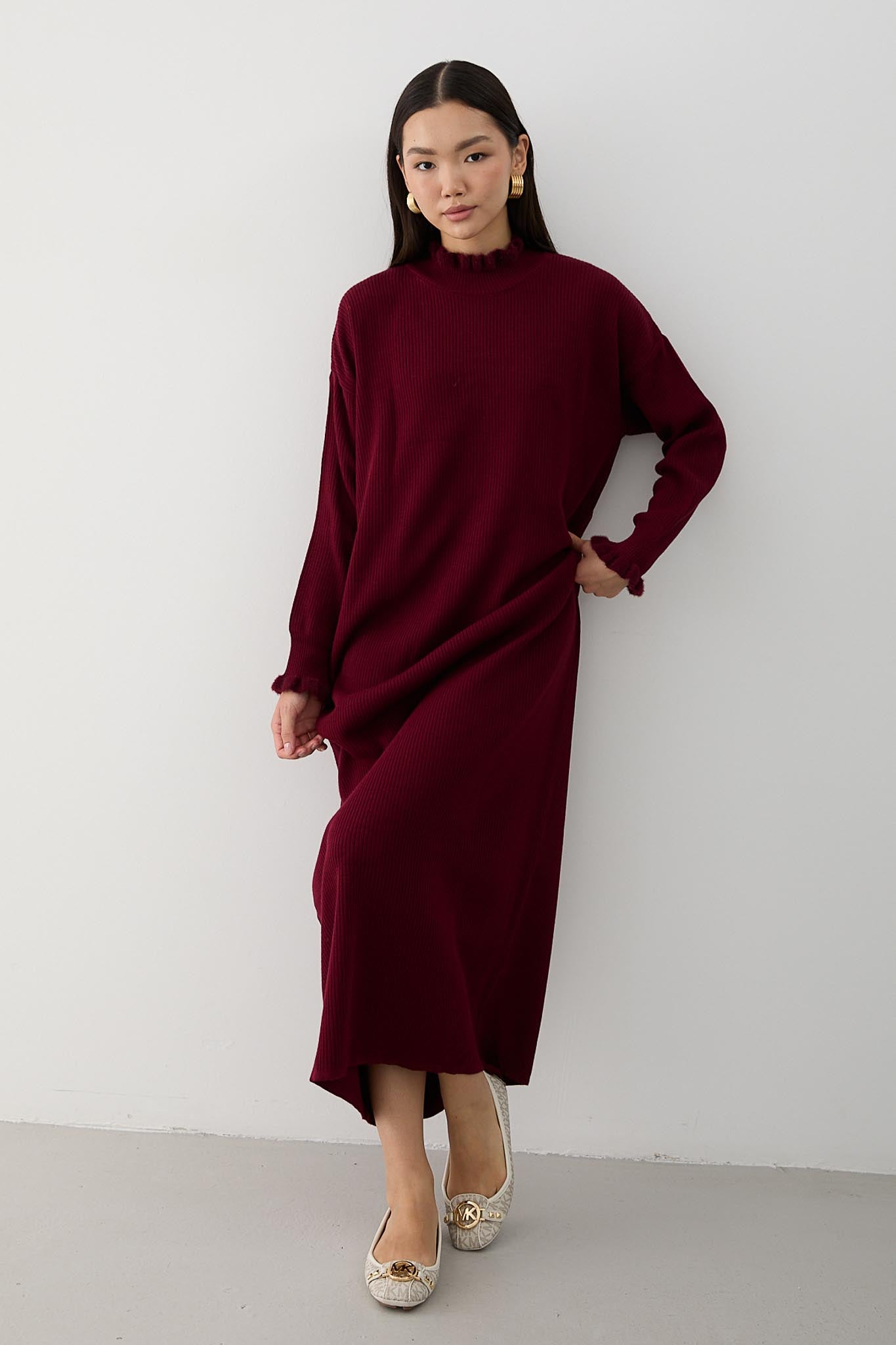 Jessica Knit Dress Saxe