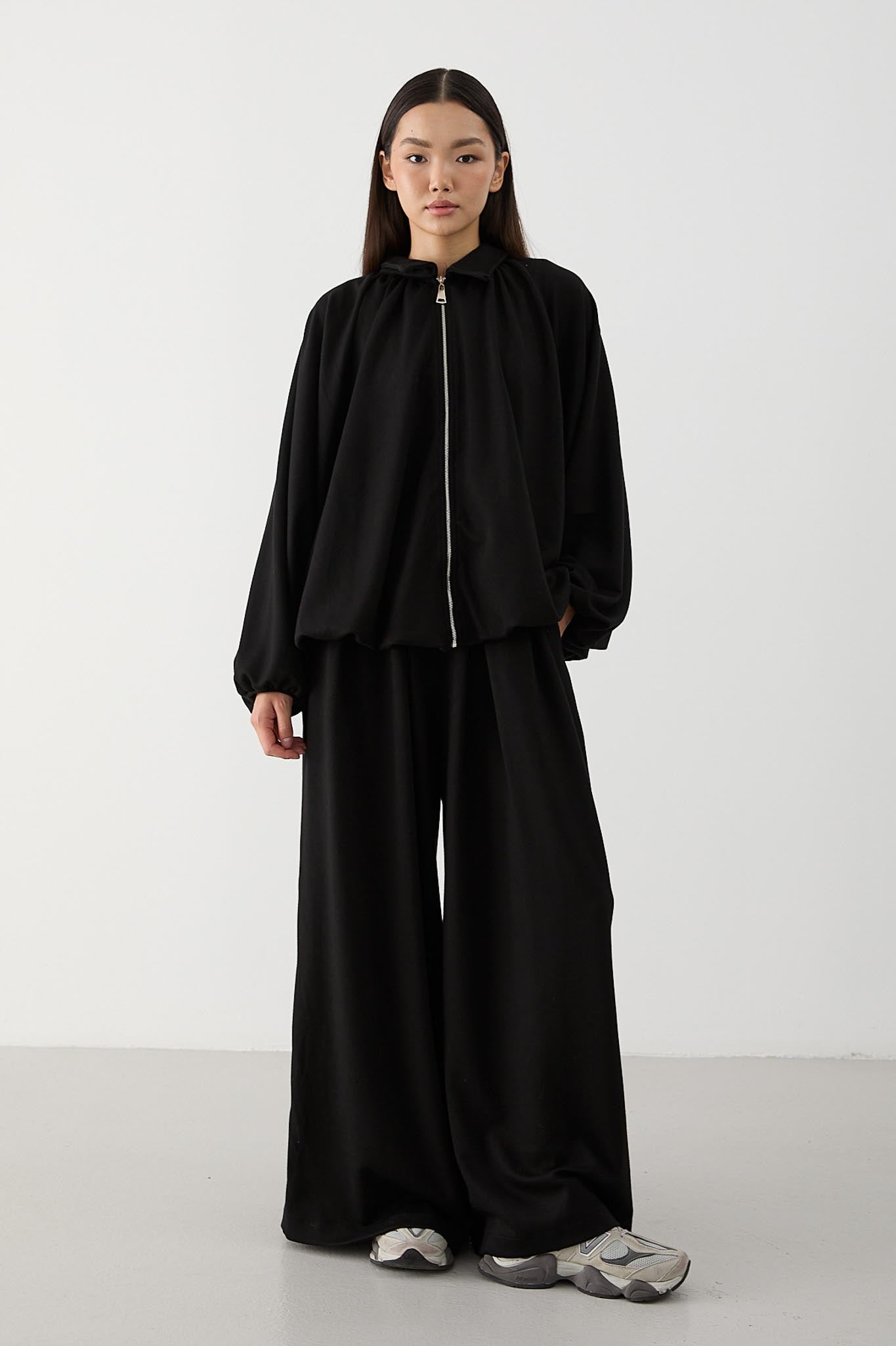 Ajda Pleated Skirt Set Petrol