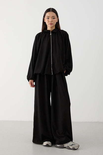 Ajda Pleated Skirt Set Petrol