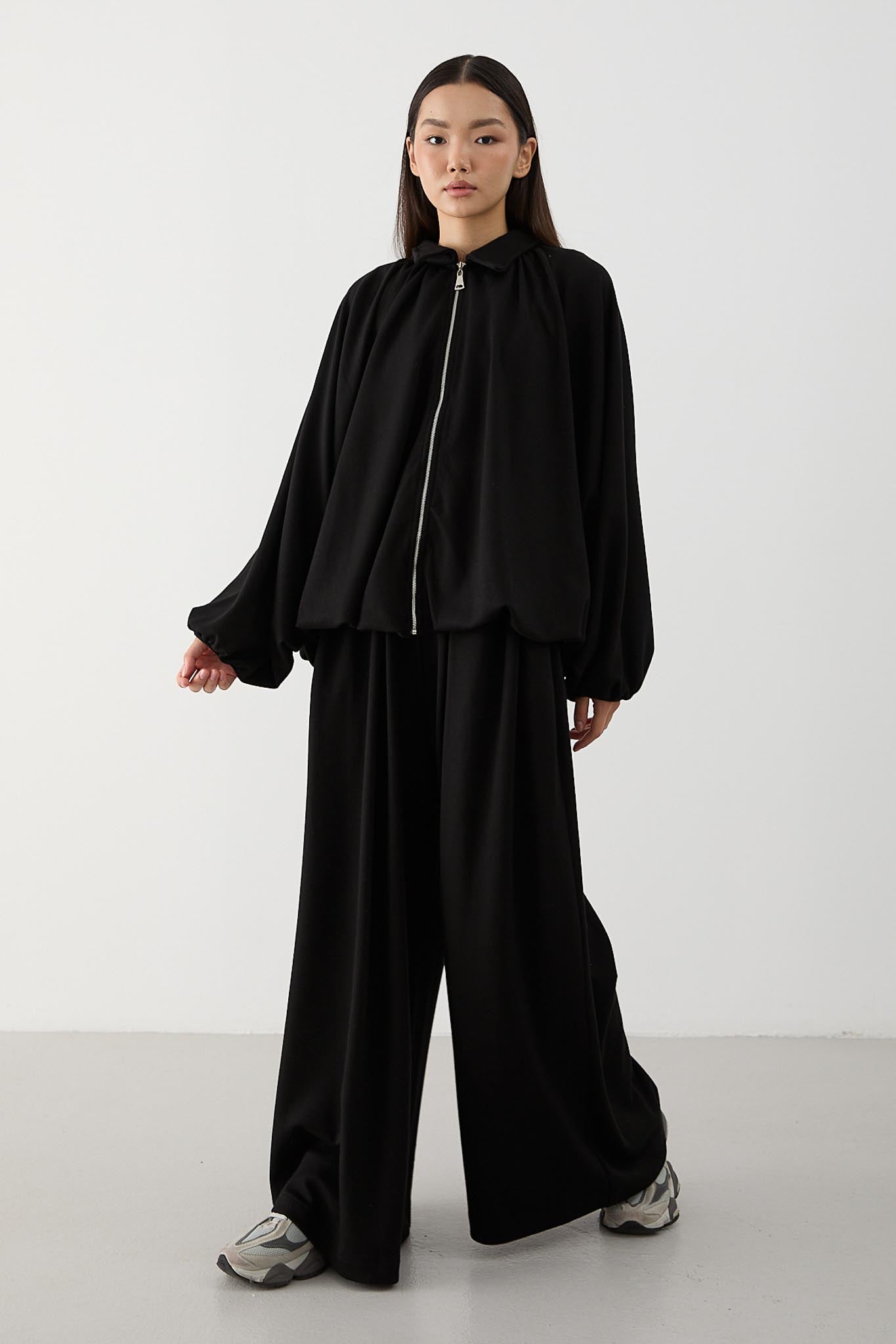 Ajda Pleated Skirt Set Petrol