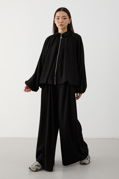 Ajda Pleated Skirt Set Petrol