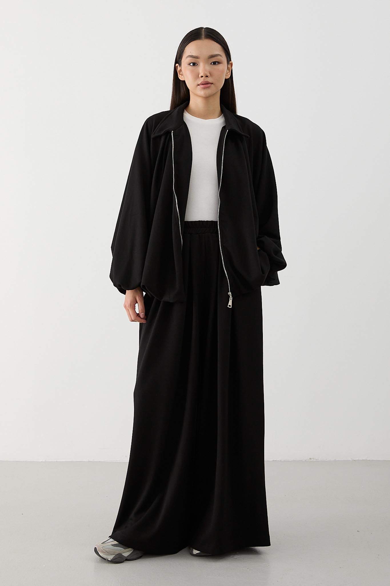 Ajda Pleated Skirt Set Petrol