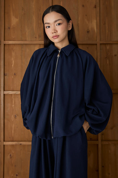 Ajda Pleated Skirt Set Petrol