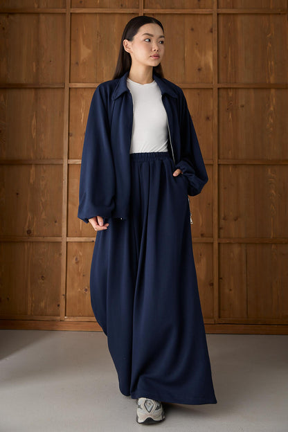 Ajda Pleated Skirt Set Petrol