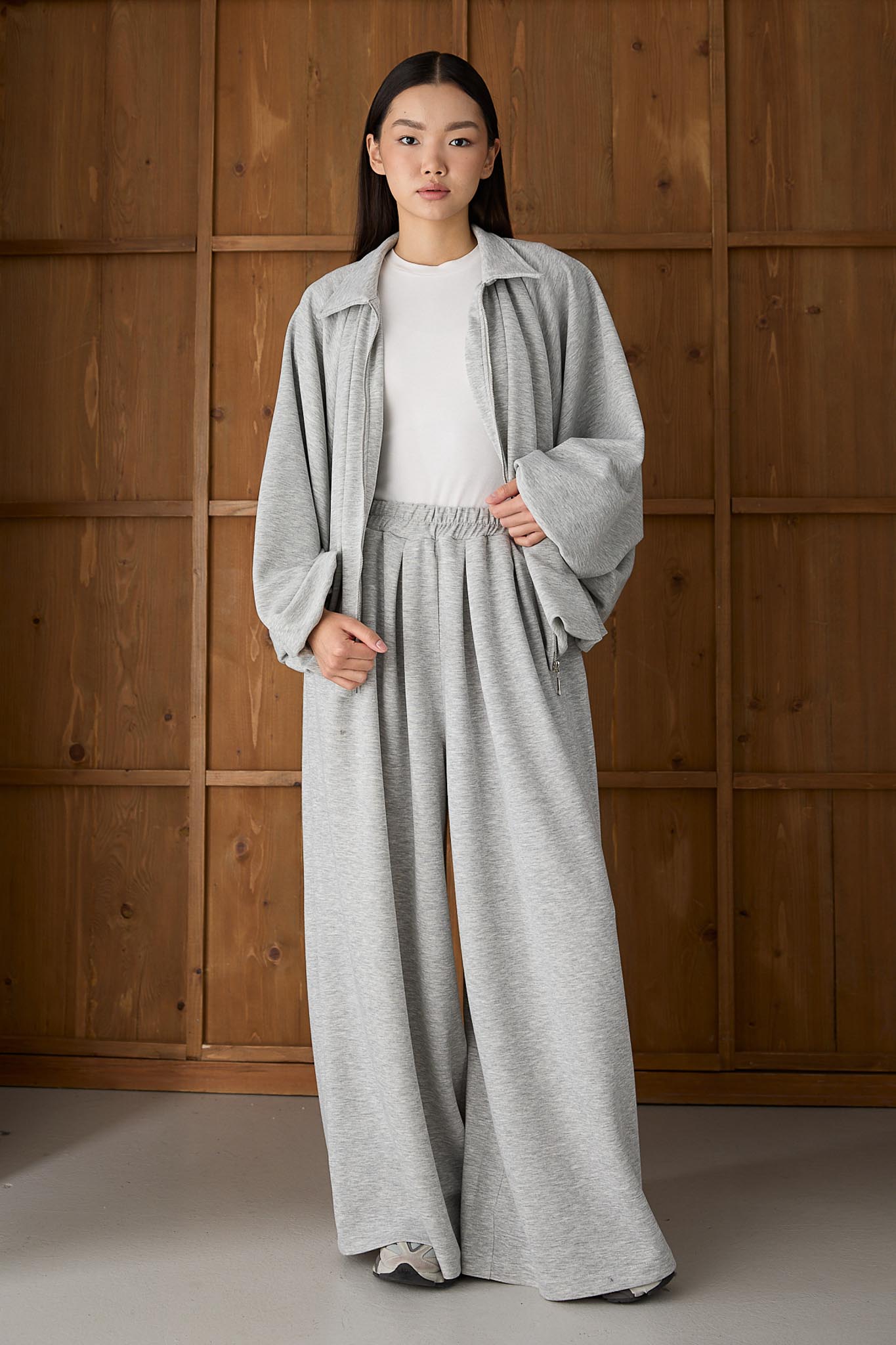 Ajda Pleated Skirt Set Petrol